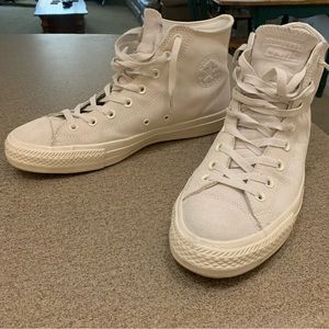 High top Converse All Stars - Cream Suede